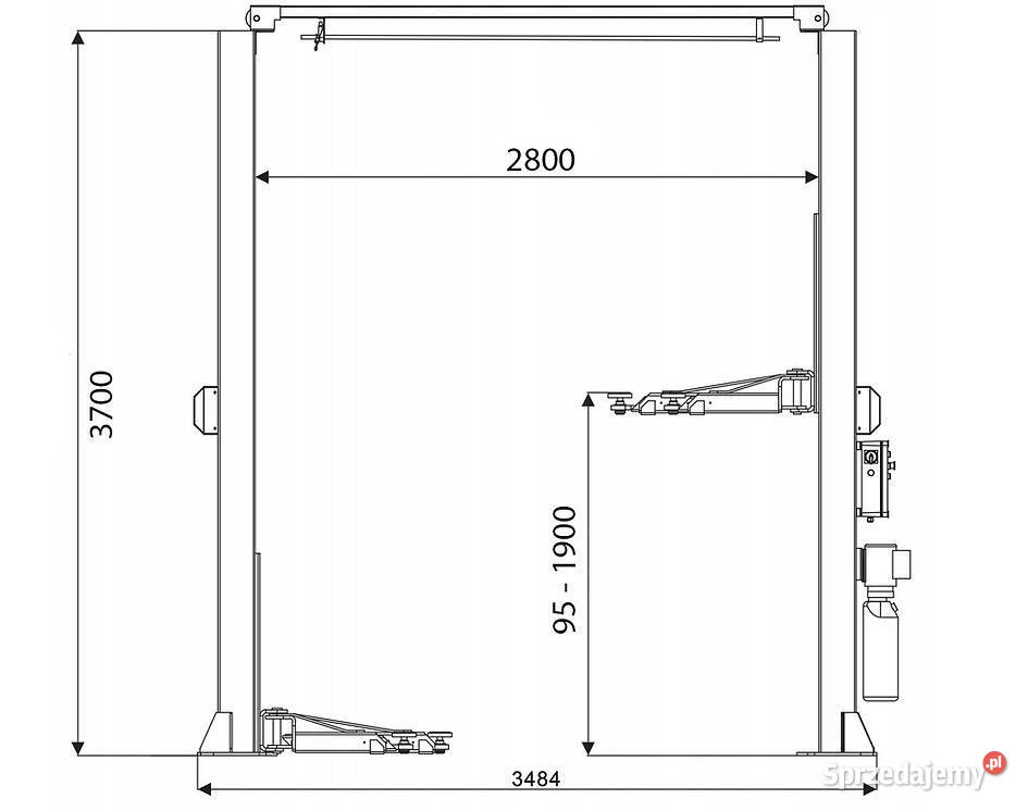 Podnośnik dwukolumnowy samochodowy automatyczny Katowice