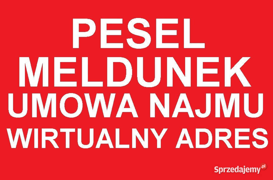 oferuje MELDUNEK na pobyt stały czasowy parter Warszawa sprzedam