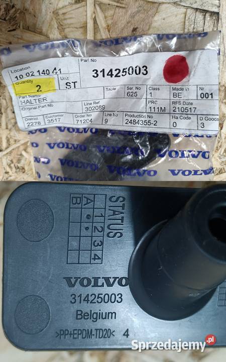 VOLVO V40 13 ŚLIZG MOCOWANIE ZDERZAKA PRZÓD Pleszew