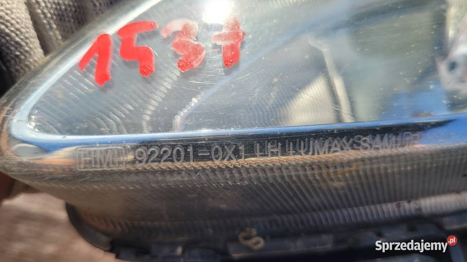 HALOGEN LEWY HYUNDAI I10 LIFT FL 922010X1 1537 śląskie Ruda Śląska