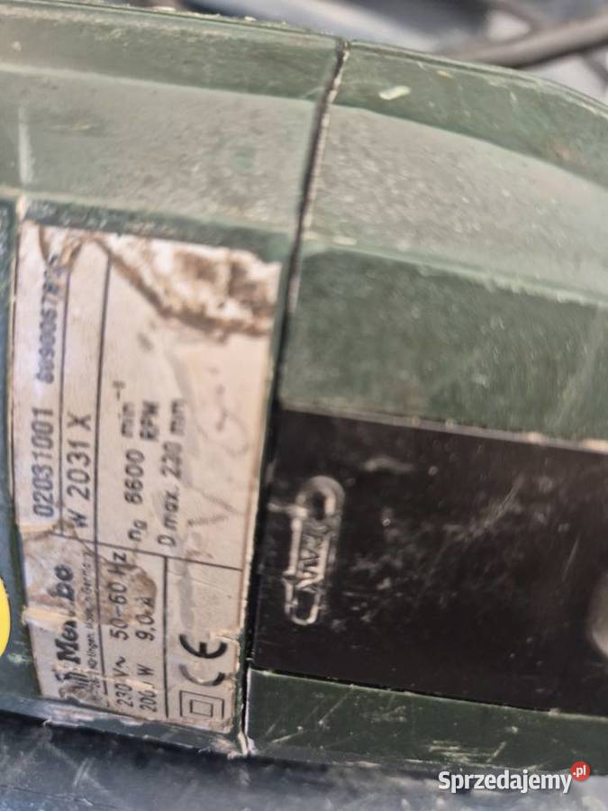 Szlifierka kątowa METABO W 2031 X Poddębice sprzedam