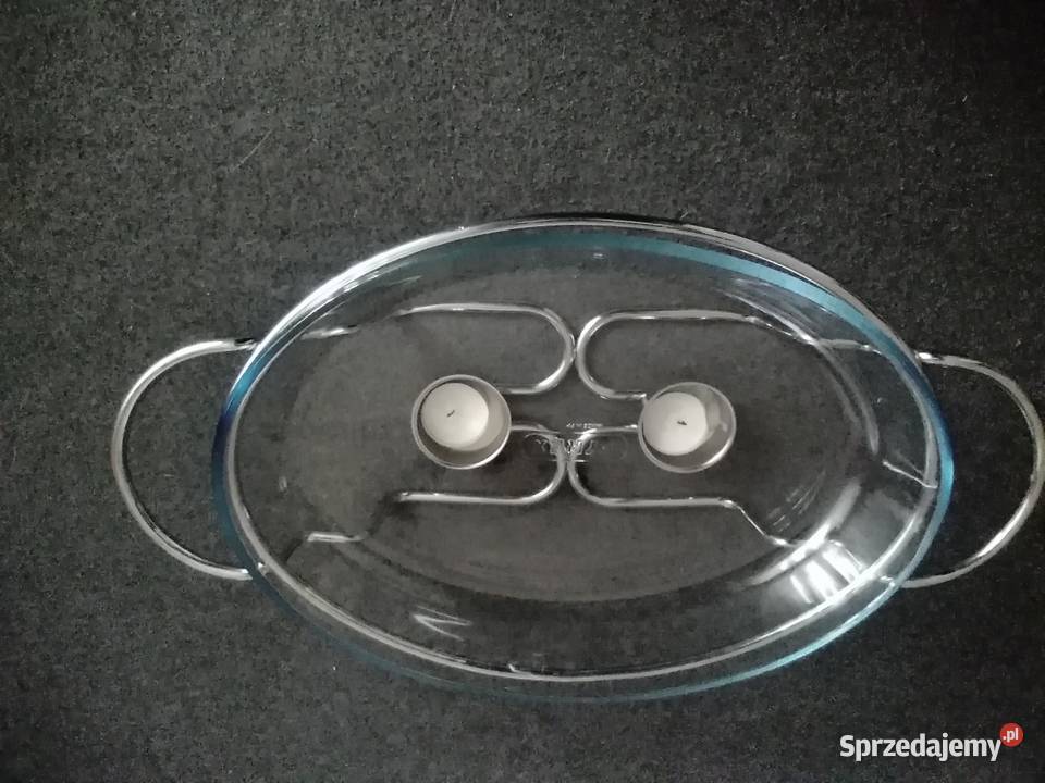 Naczynie żaroodporne z podgrzewaczem