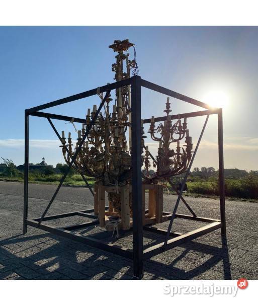 2 x żyrandol barok francuski ogromne Kraków sprzedam