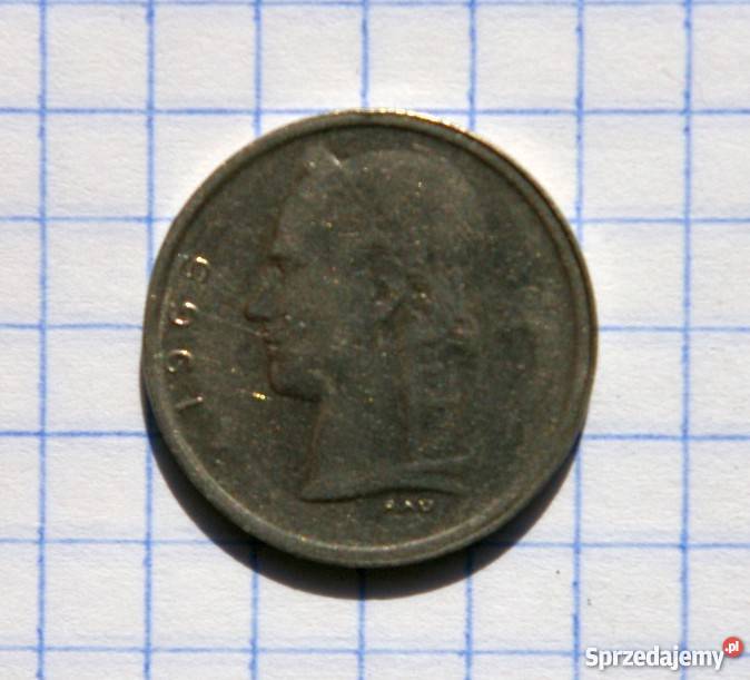 1 FRANK 1965 BELGIA Antyki, Sztuka, Kolekcje Piszczac