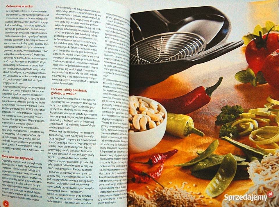 Wok 123 i gotowe Wyd Papirus przepisy kuchnia Lublin