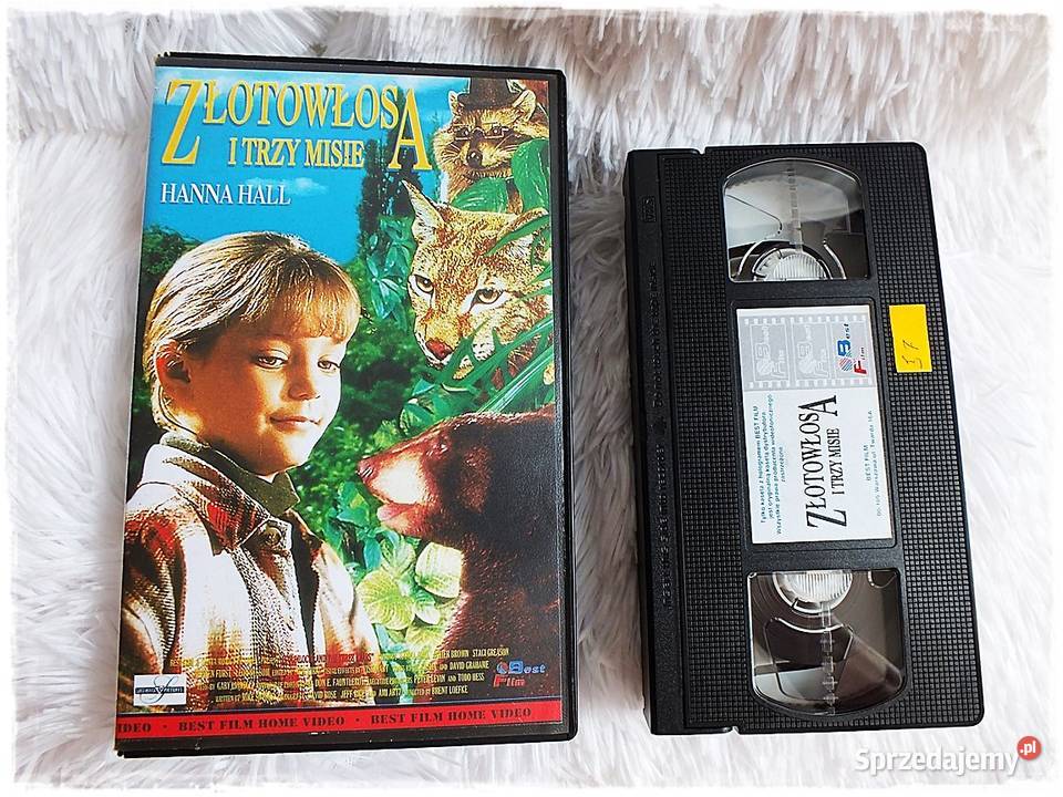 Kaseta VHS Baśń Złotowłosa i trzy misie Film na 1 płyta lubuskie Żary