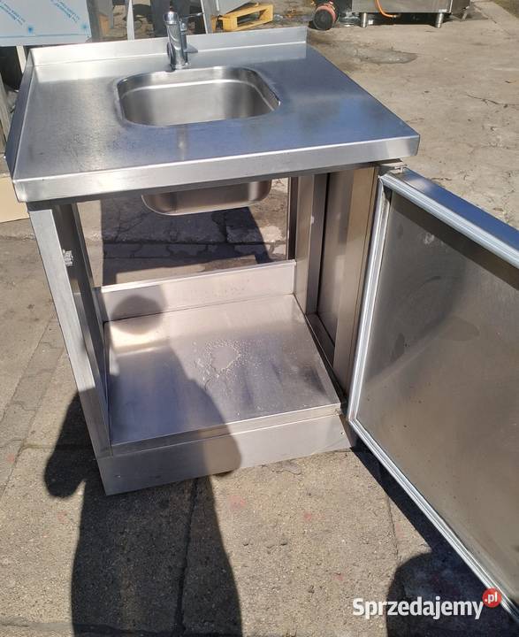 Zlew gastronomiczny 1komorowy z szafką 645x68x90 Słupia Kapitulna