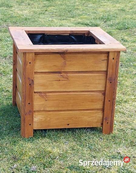 Donica drewniana ogrodowa Donice śląskie