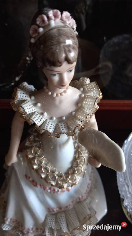Stara duża porcelanowa figurka 28 Warszawa sprzedam