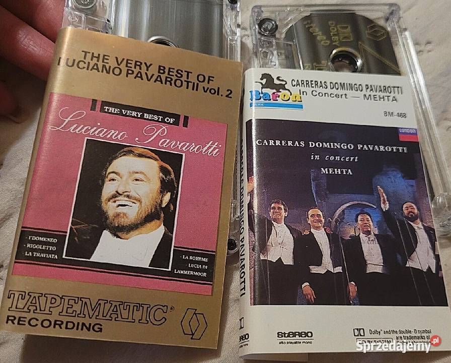 Luciano Pavarotti dwie kasety w jednej w stanie Chełmno