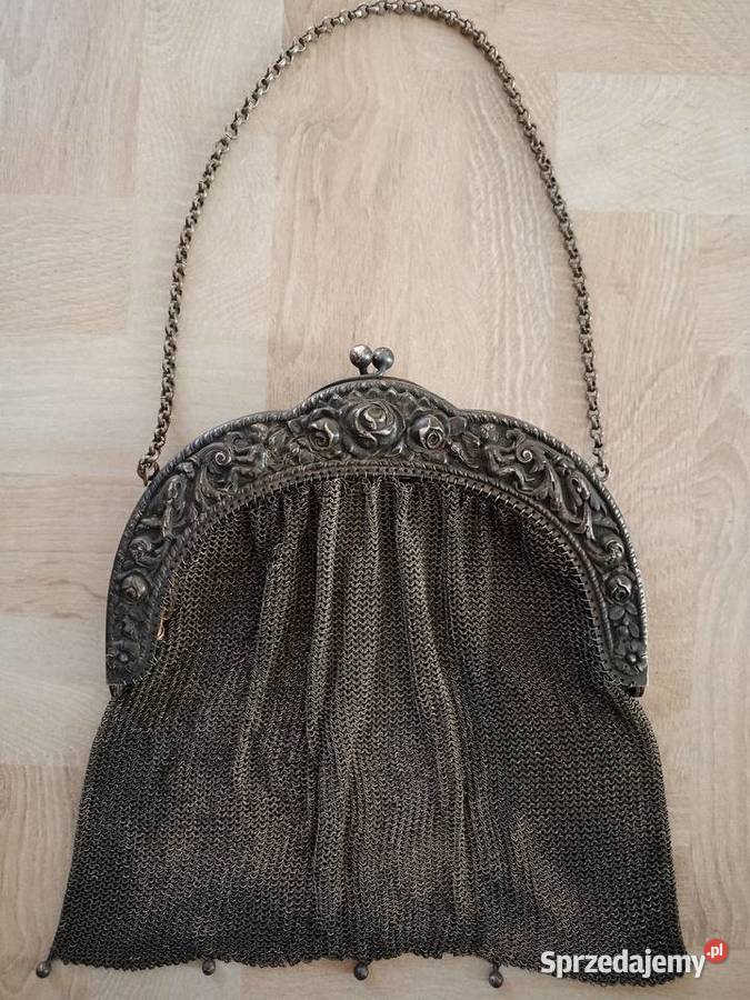 Zabytkowa Torebka balowa z patyną Secesja sprzedam