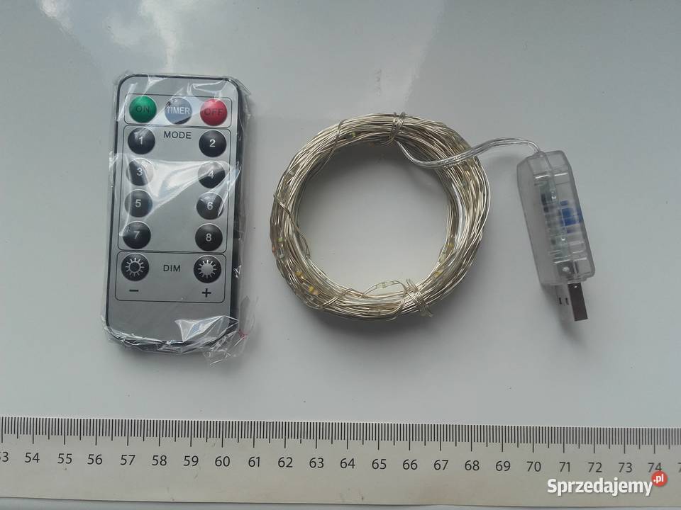 Dekoracyjne malutkie lampki USB z różnym wielokolorowy sprzedam