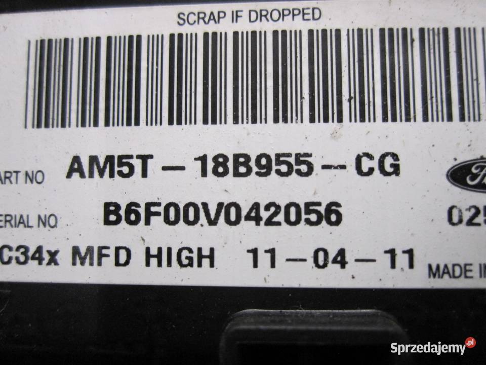 FORD C MK2 II 11r ekran wyświetlacz AM5T18B955 sprzedam
