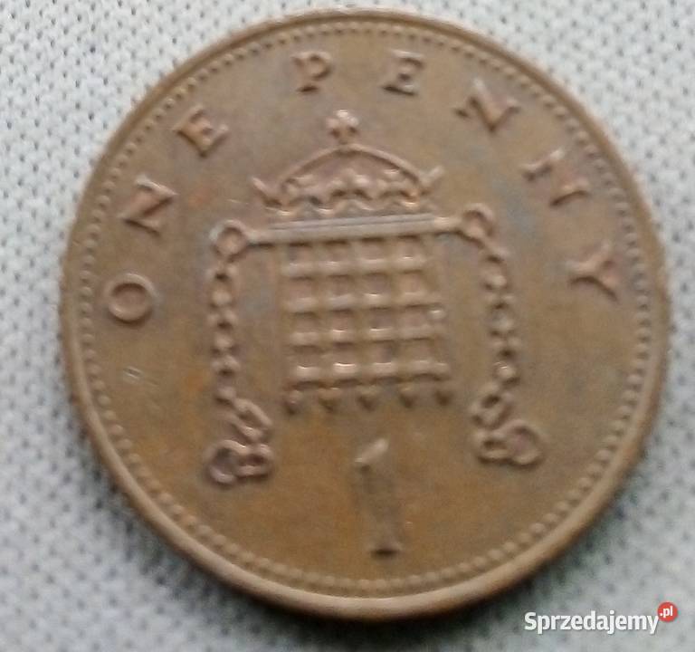 IELKA BRYTANIAONE PENNY1989 r 2 Numizmatyka Legionowo