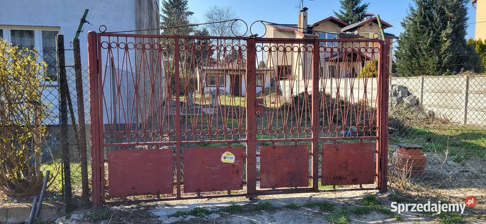 Brama stalowa z furtką Łódź