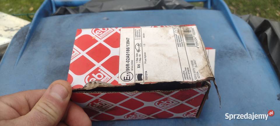 Febi klocki tył toyota prius 116356 kod 04 Kraków sprzedam