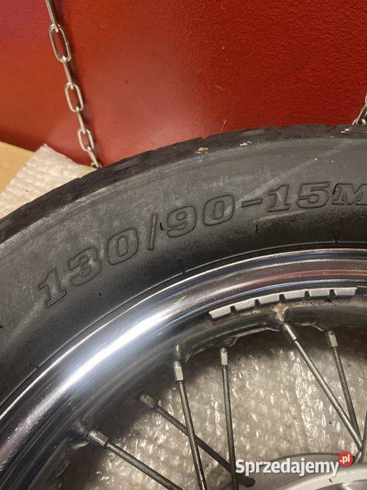 Kawasaki BN 125 A tylne koło felga zębatka ośka Poznań