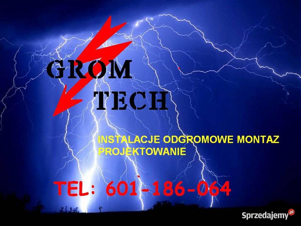 GROMTECH oferuje montaż instalacji odgromowych Skierniewice