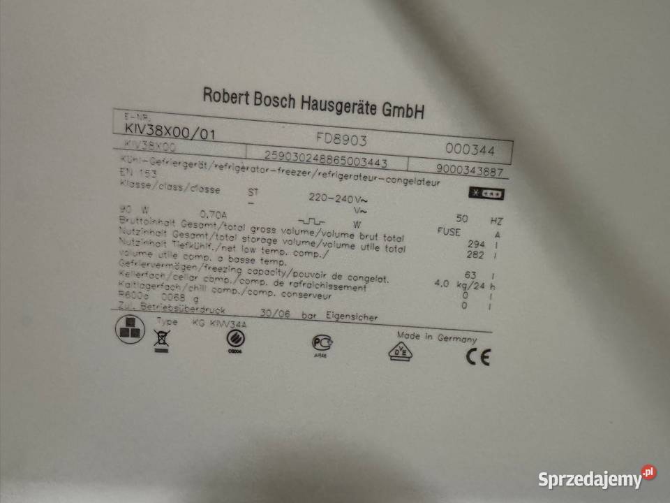 Sprzedam lodówkę do zabudowy 54cm Łódź