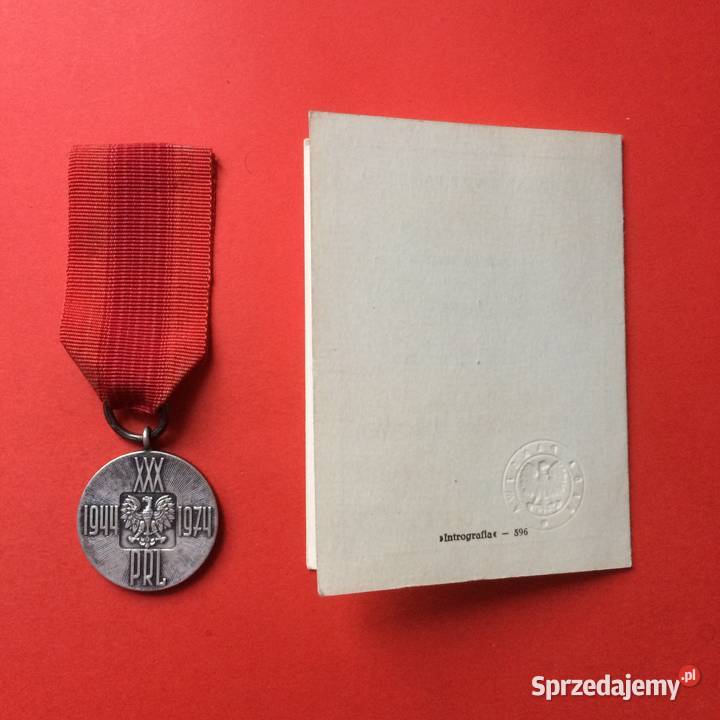 2050 Medal 30lecia Antykwariat Szczecin