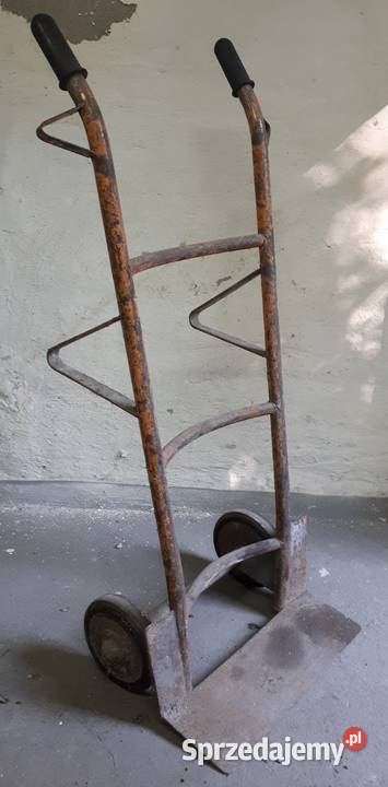 Wózek transportowy dwukółka PRL Szczecin