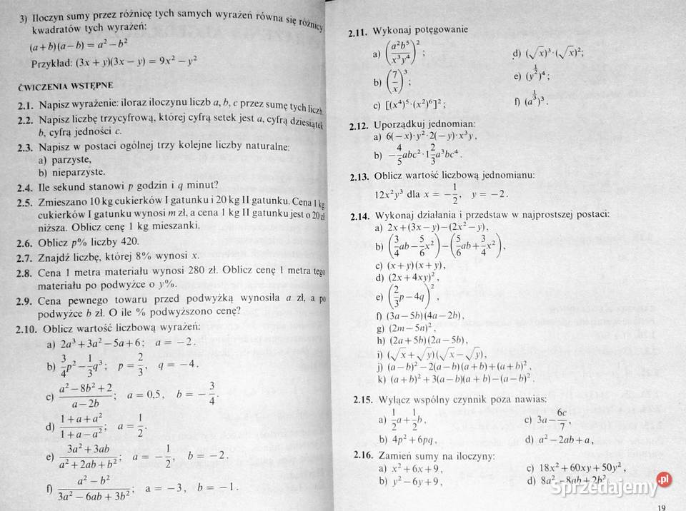Zbiór zadań z egzaminów wstępnych z matematyki Książki i Podręczniki Chełm