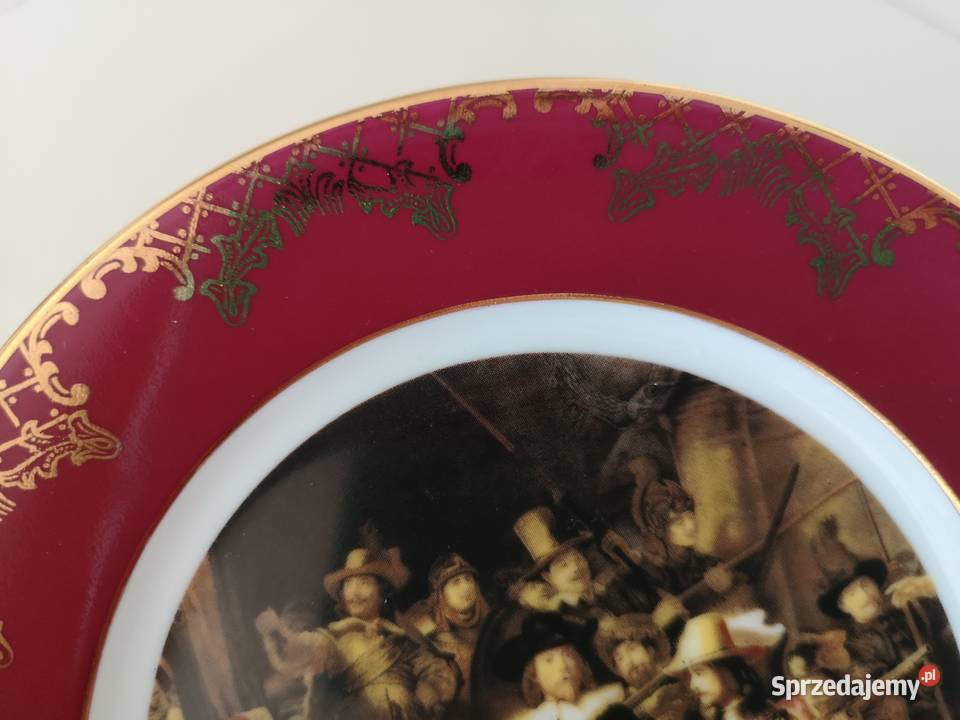 Talerz kolekcjonerski Rembrant porcelanowy Toruń