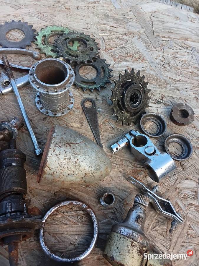 Pakiet starych części zabytkowy rower Milejewo