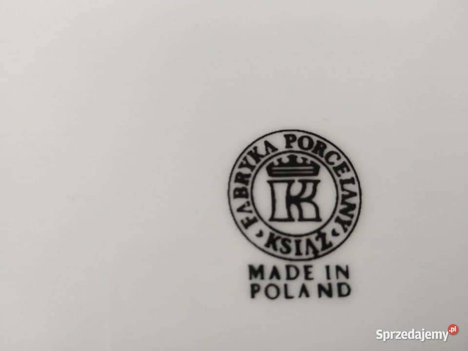 Półmisek porcelanowy pnącze kwiatów Wałbrzych