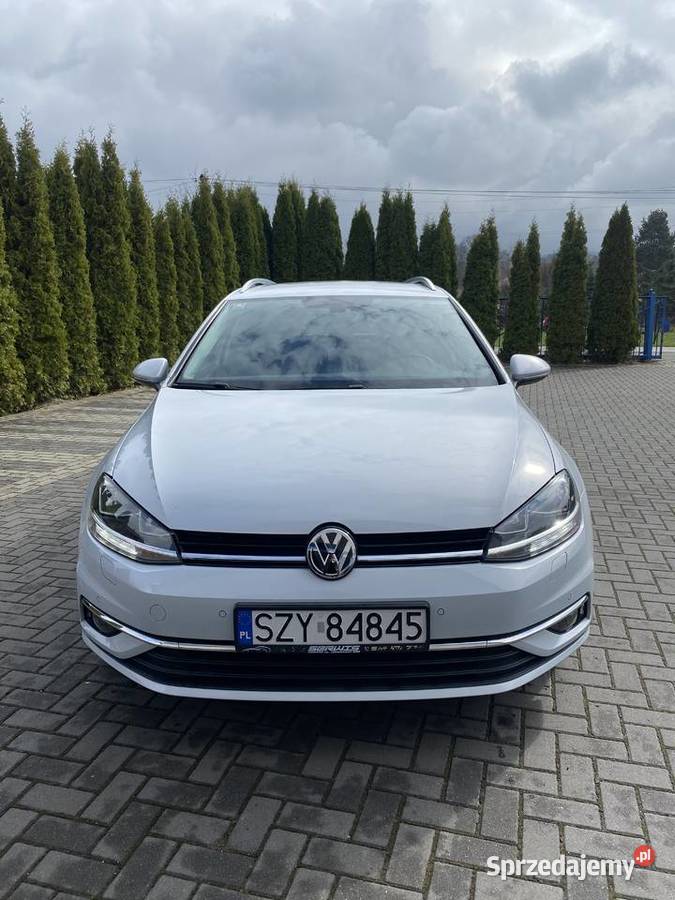 VW Golf 7 2018r bogata wersja z małym nieuszkodzony śląskie Żywiec