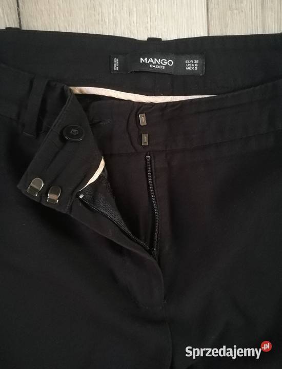 Damskie spodnie cygaretki w kant MANGO Dębica sprzedam
