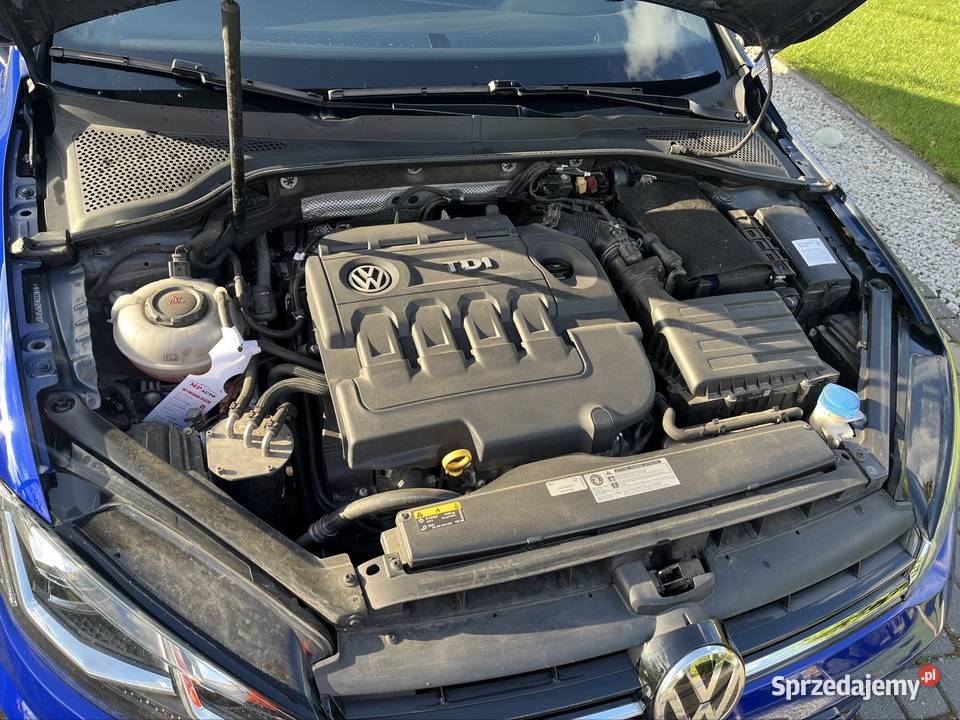 VW Golf 75 Rline 16 TDI 115 DSG wielofunkcyjna kierownica Volkswagen Wronki sprzedam