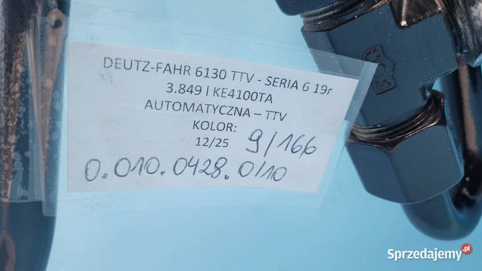 DEUTZFAHR 6130 TTV INSTALACJA HAMOWANIA