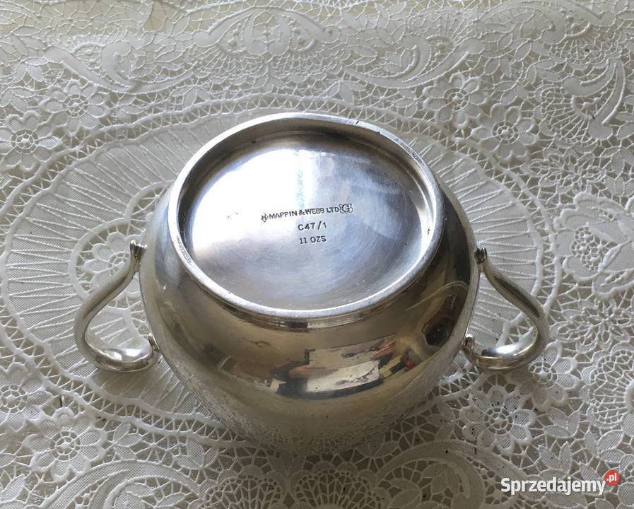 Cukiernica posrebrzana MAPPIN Kraków