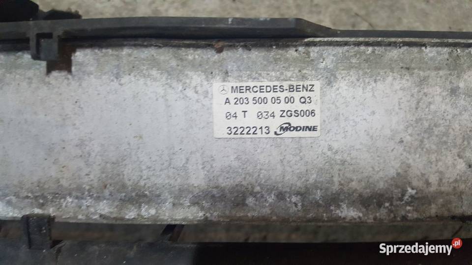 Mercedes W 203 intercooler Tarnów