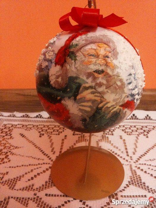 Bombki świąteczne decoupage Kraków sprzedam