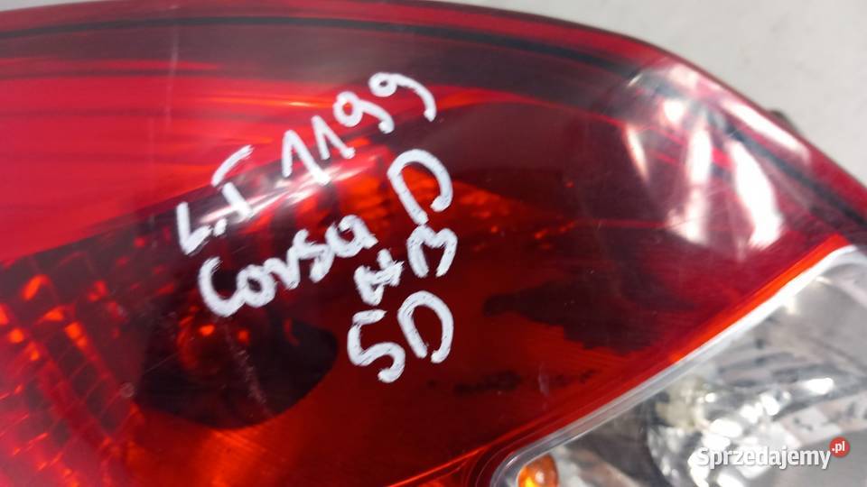 OPEL CORSA D HB 5D LAMPA TYŁ LEWA wielkopolskie