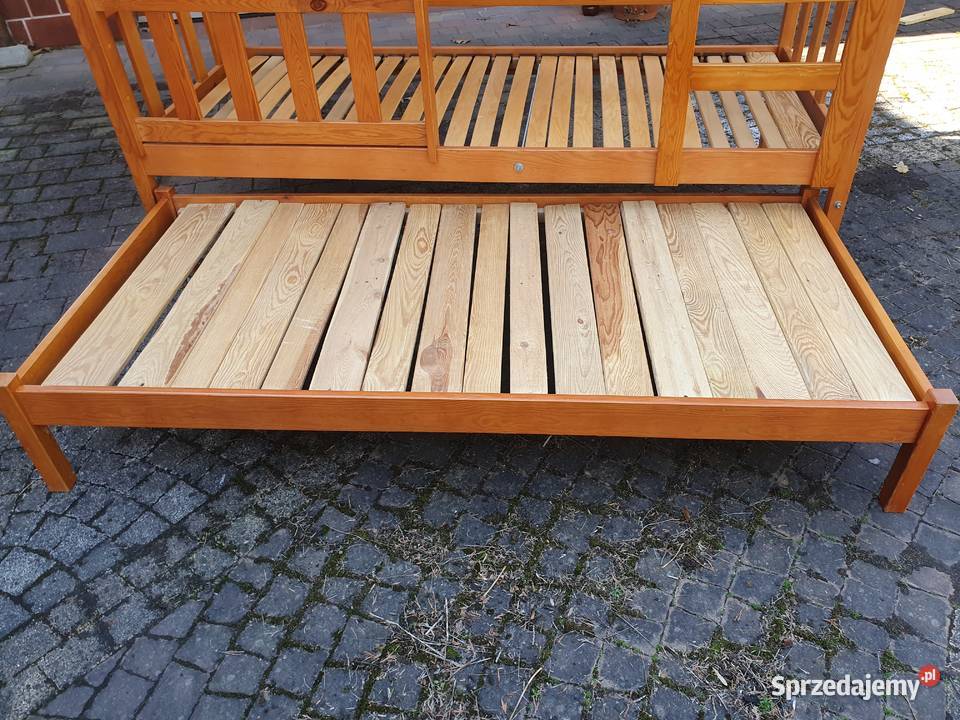 Łóżko piętrowe 3 osobowe z szufladami śląskie Rybnik