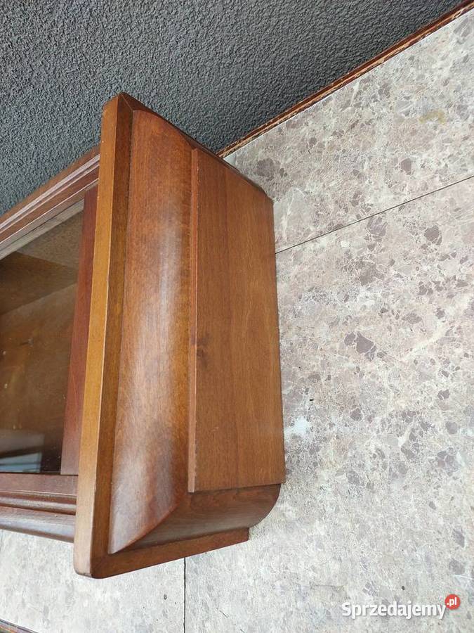 Szafka skrzynia obudowa starego zegara witrynka Tczew