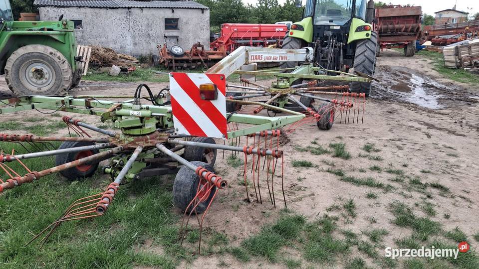 Zgrabiarka CLAAS LINER 650 TWIN Zgrabiarki i przetrząsacze Brodnica