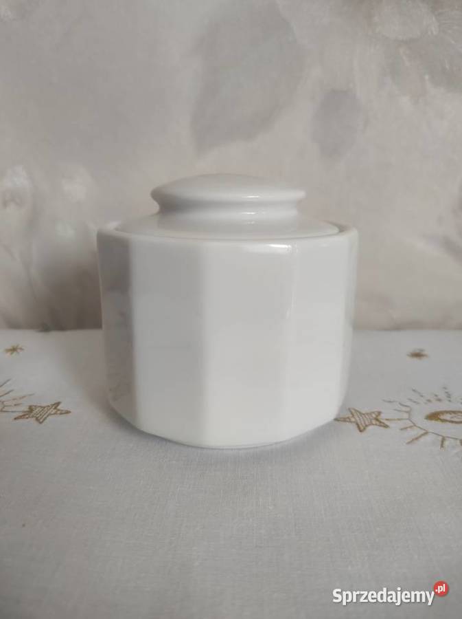 Cukierniczka Nowa porcelana Lubiana biały Białystok sprzedam