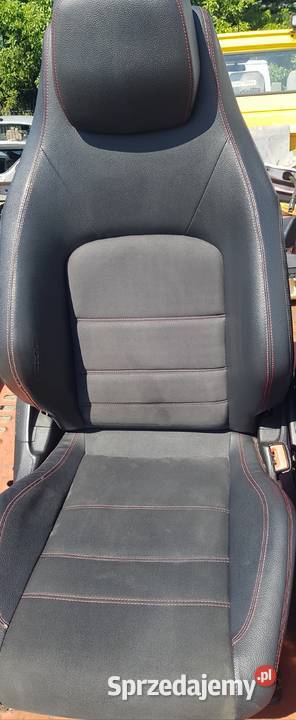 FOTEL Fotele Skóra MERCEDES CKLASA W204 Lift Radom