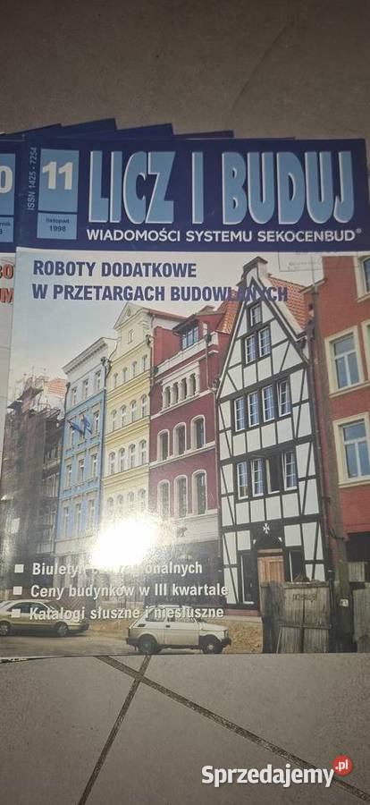 Komplet LICZ I BUDUJ pełny rocznik 1998 polska wielkopolskie Łęczyca