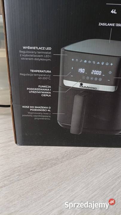 Frytkownica beztłuszczowa Air fryer Bergner Łódź