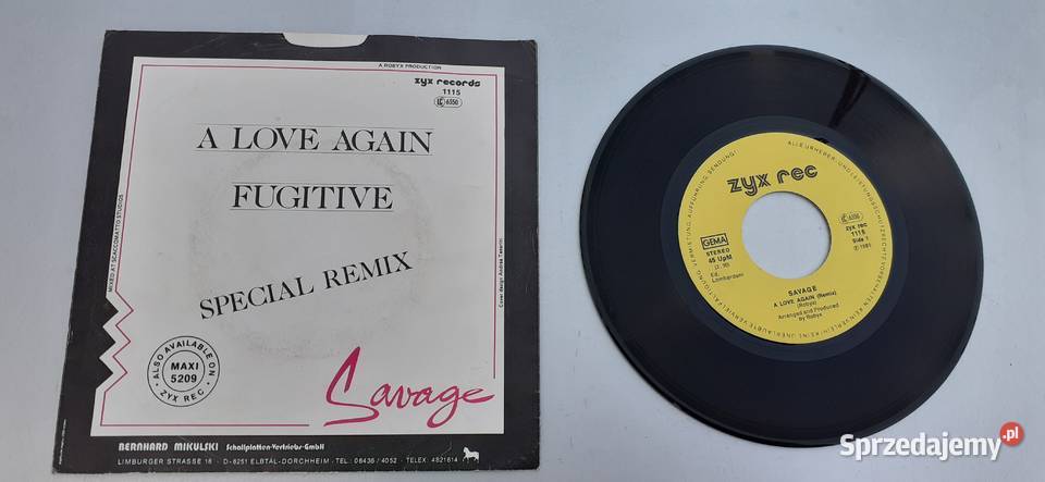 Savage-A Love Again/Fugitive,Special Remix,12