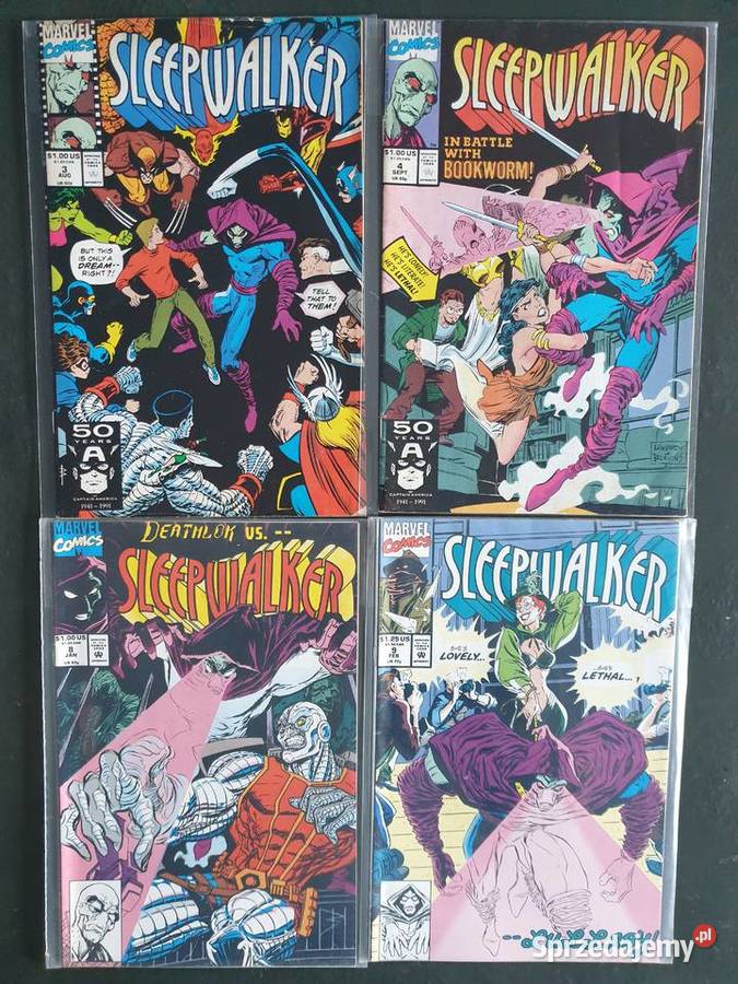 Sleepwalker 18 oryginalnych komiksów Marvel USA Gdynia