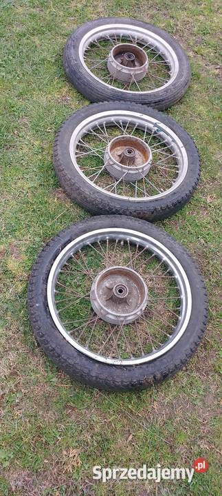 Jawa 350 dwa koła aluminiowe Rawki Pozostałe