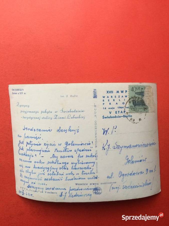 2487 Widokówka Świebodzin zachodniopomorskie Szczecin