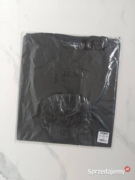 Tshirt męski Karl Lagerfeld czarny L nowy model czarny Białystok