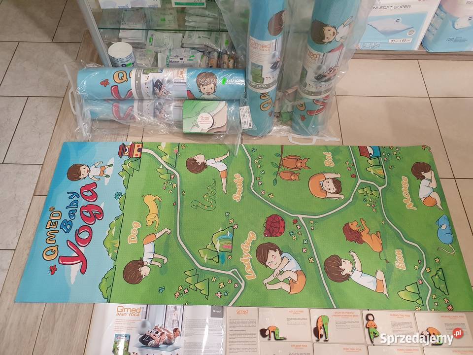 QMED BABY YOGA Mata do ćwiczeń dzieci zestaw Kielce sprzedam